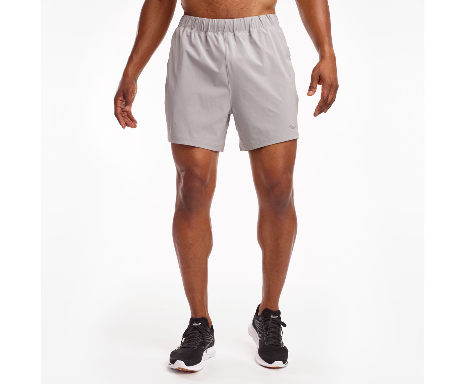 Saucony Outpace 5" Men's Shorts Light Grey | Canada 650MQZA